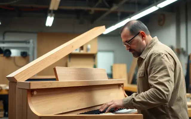 Exameninstrument Reparatie kastbeschadigingen van piano en vleugel