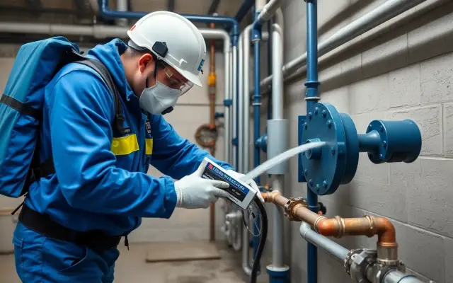 Exameninstrument Spuien en desinfecteren van waterdistributienetten