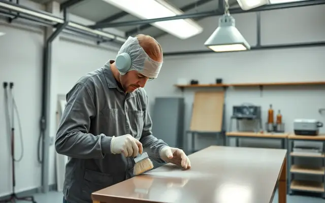 Exameninstrument Verdieping lakspuiten interieur- en meubelbranche