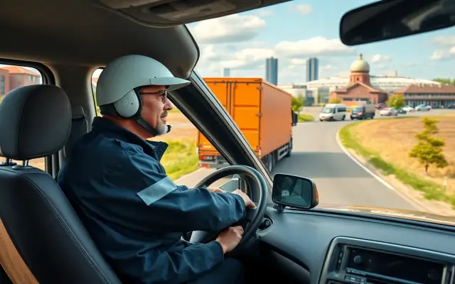 Exameninstrument Koerier bestelauto
