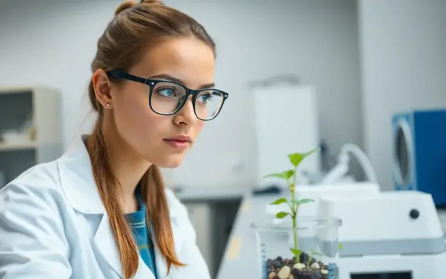 Exameninstrument Plantkunde in het laboratorium